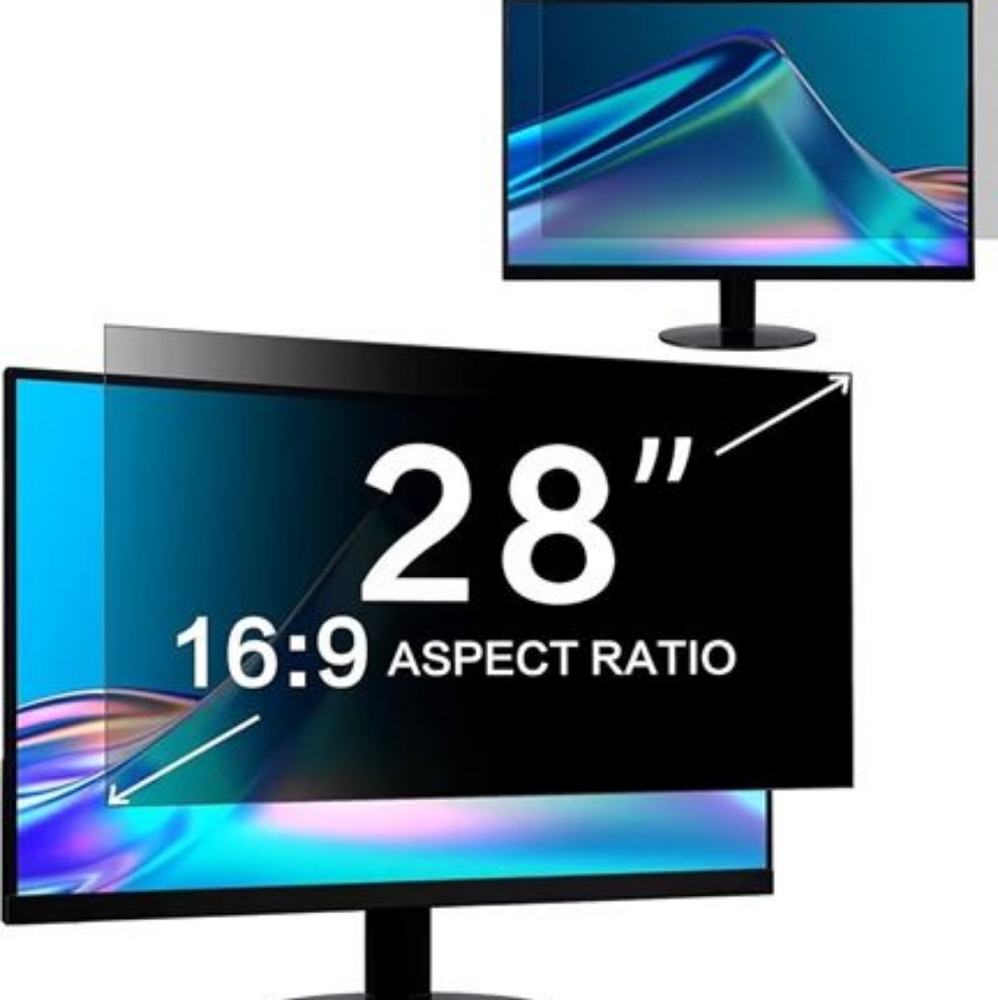 (1 Pack) ZOEGAA monitor privacy screen cover (28 inches)